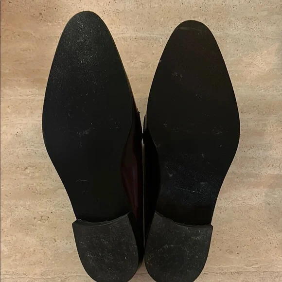 Everlane Modern Penny Loafer Slide Mule in Oxblood - Picture 4 of 6